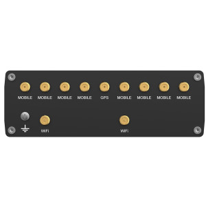 Teltonika RUTM52 Dual 5G Router with dual SIM and eSIM, 11 antennas, power supply